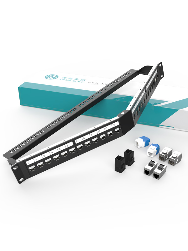 1U24口-屏蔽折彎空配架