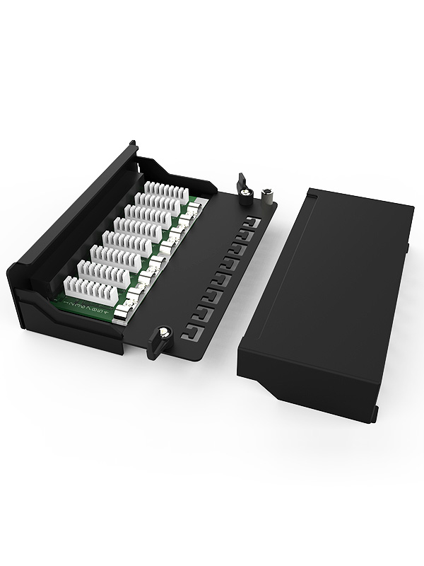 1U8口-防塵網(wǎng)絡(luò)配線架