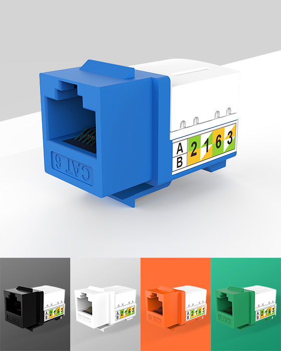 CAT.6A Network Keystone Jack