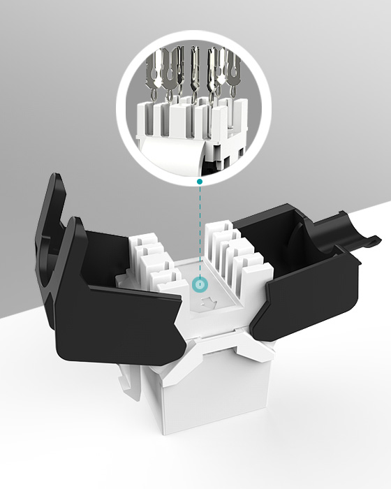 超六類網絡模塊