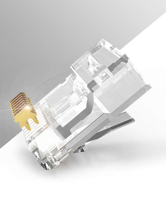 非屏蔽-網(wǎng)絡(luò)水晶頭