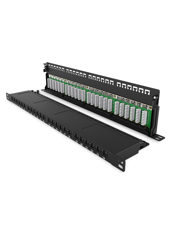 0.5U 24 Ports Network Patch Panel
