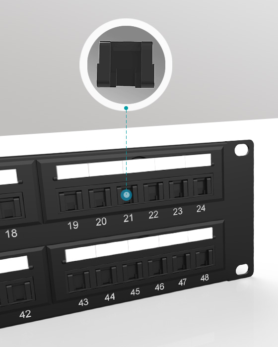 2U48口-網(wǎng)絡(luò)配線架