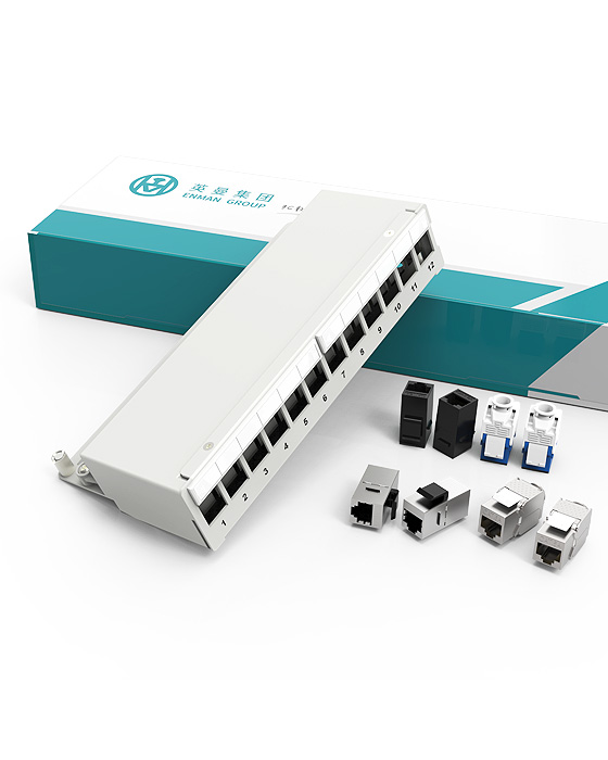 1U12口-屏蔽網絡空配架