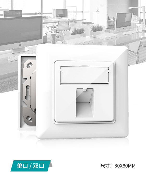 80型-網(wǎng)絡面板,電腦插座