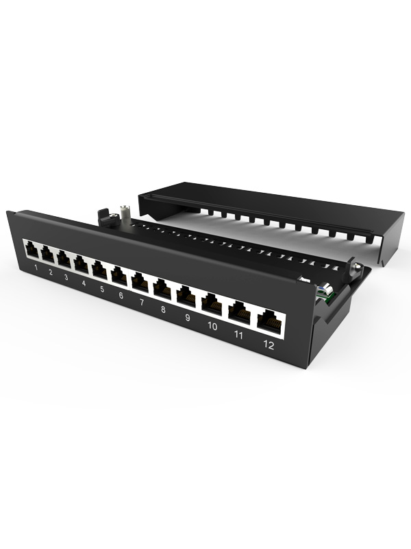 1U12口-防塵網(wǎng)絡(luò)配線架