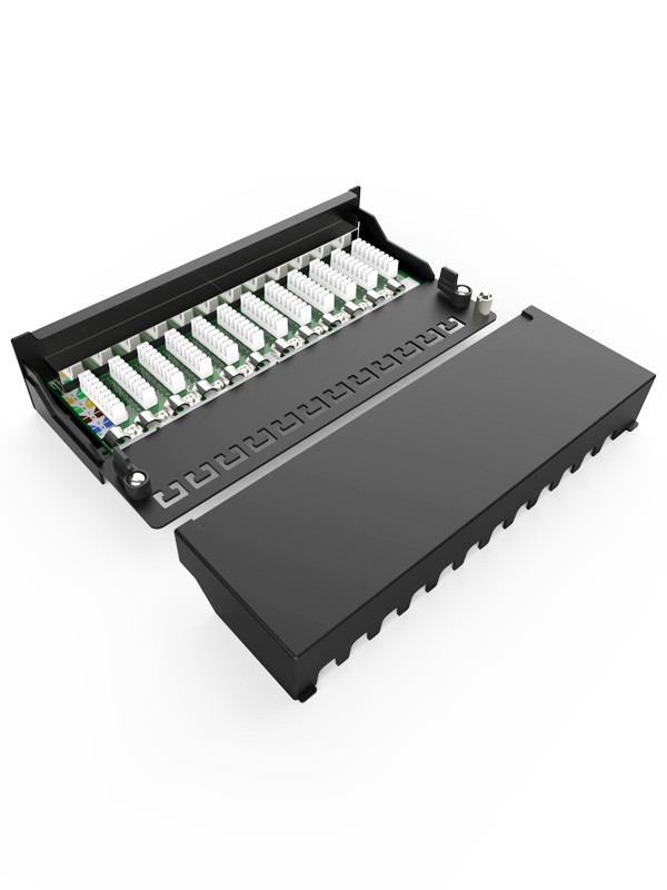 1U12口-防塵網(wǎng)絡(luò)配線架