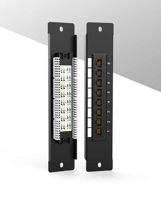 1U8口-弱電款網(wǎng)絡配線架