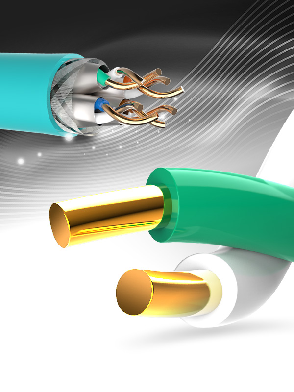 七類-萬(wàn)兆雙屏蔽工程網(wǎng)線（SFTP）