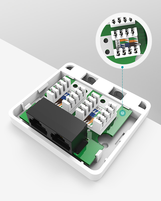 單口雙口-網絡接線盒