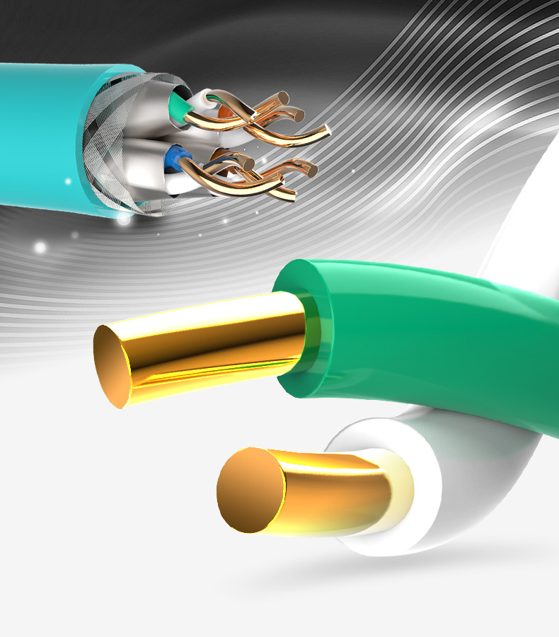 七類-萬兆雙屏蔽工程網線