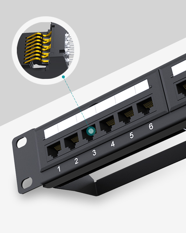 1U24口-網絡配線架