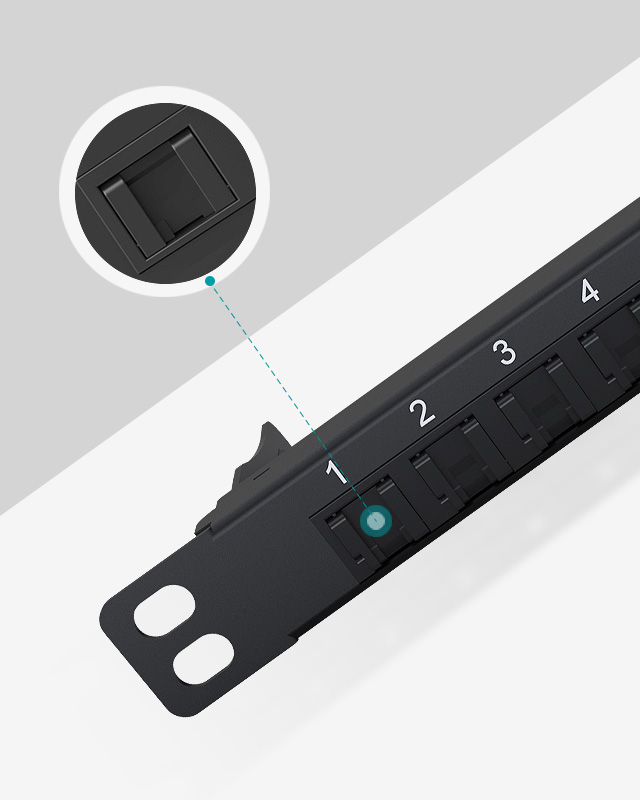 0.5U24口-超薄網絡配線架