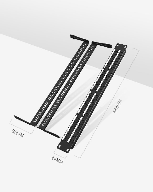 1U48口-防塵網絡配線架